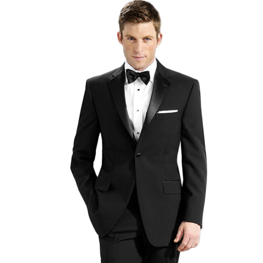 MEN'S BLACK TUXEDO JACKET REF: 3002 C